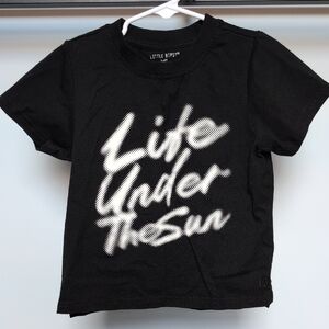 Little Bipsy Black Graphic Tee for Kids